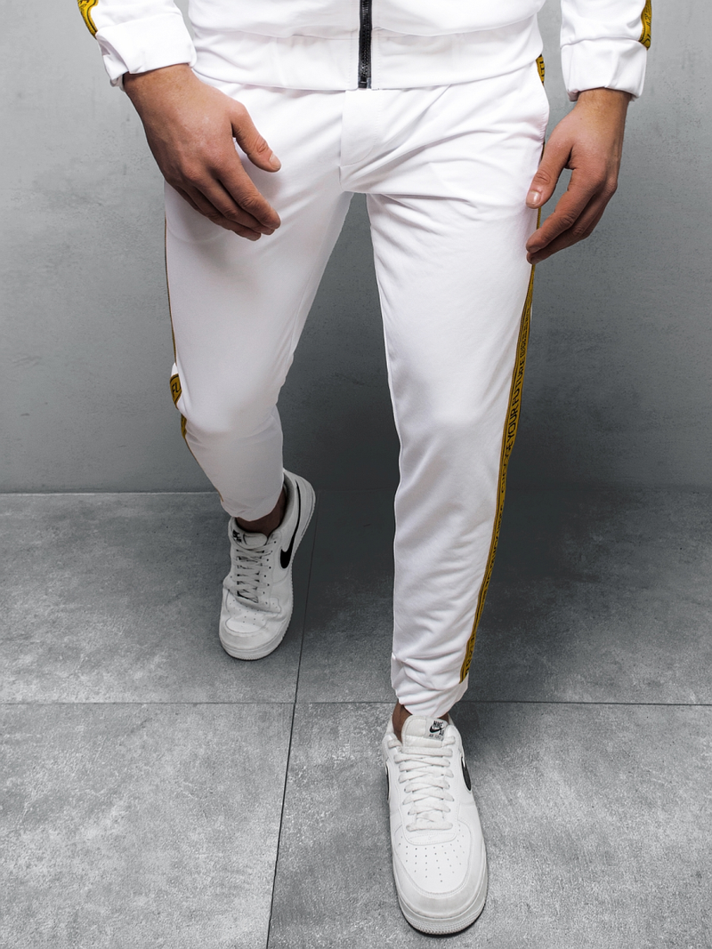 Férfi melegítő nadrág Fehér OZONEE B/10018