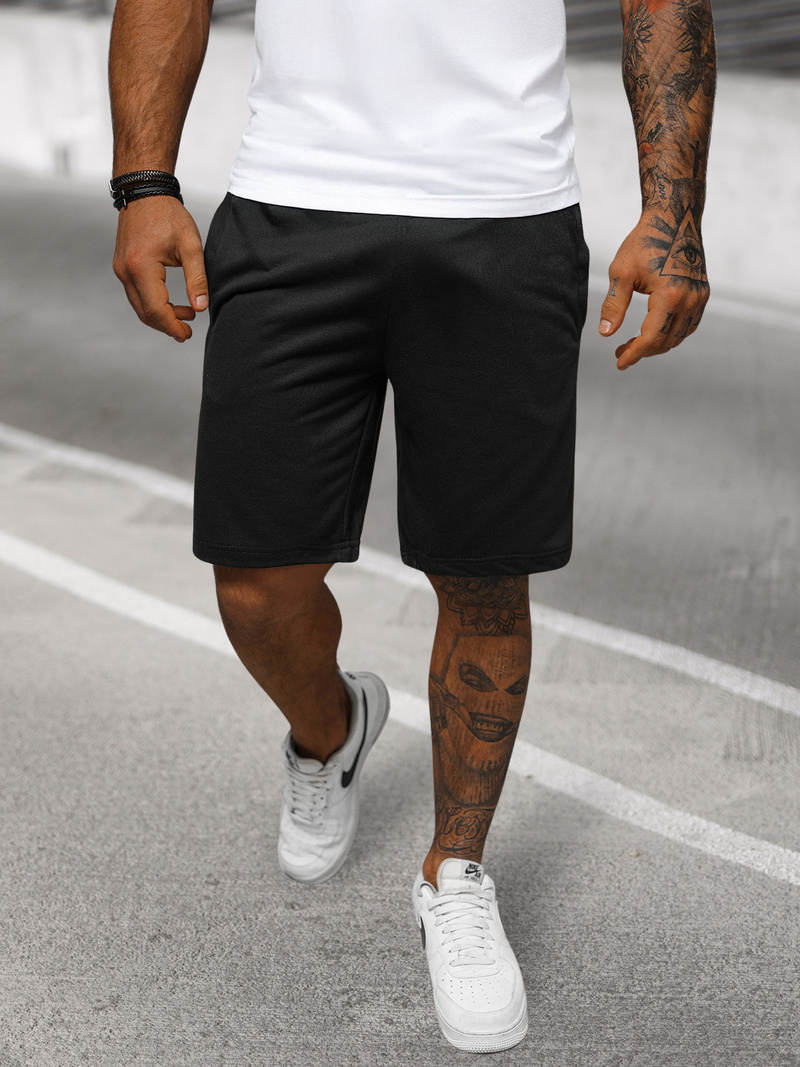 Férfi Rövidnadrág Fekete OZONEE JS/8K100/3Z