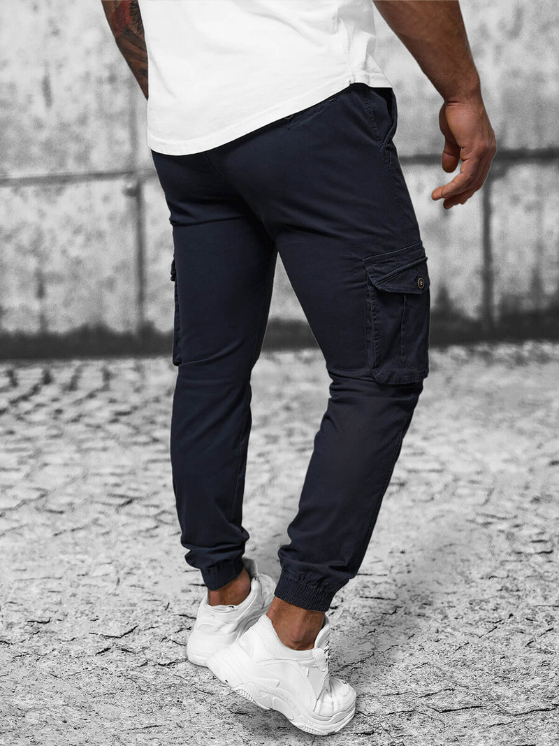 Férfi nadrág chino jogger gránát OZONEE NB/MP0201BS