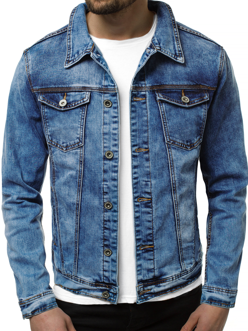 Férfi farmer dzseki kék OZONEE V/19322