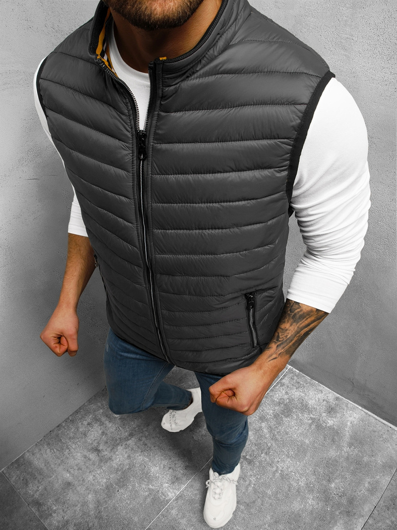 Férfi mellény Grafit OZONEE N/7103/4