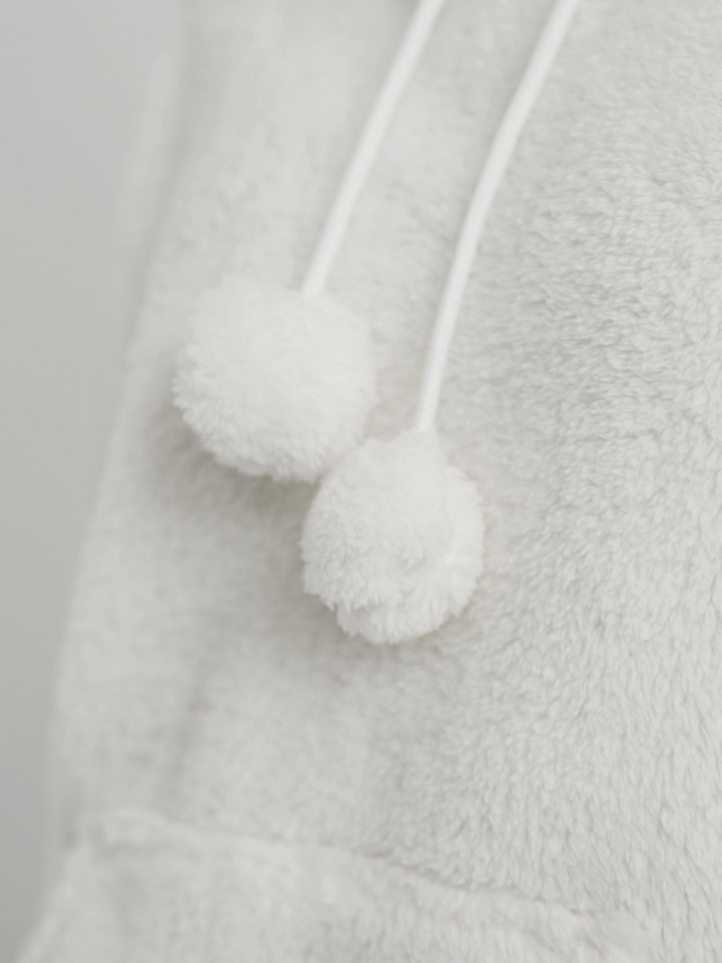 Női kapucnis pulóver fehér OZONEE JS/HH192/1