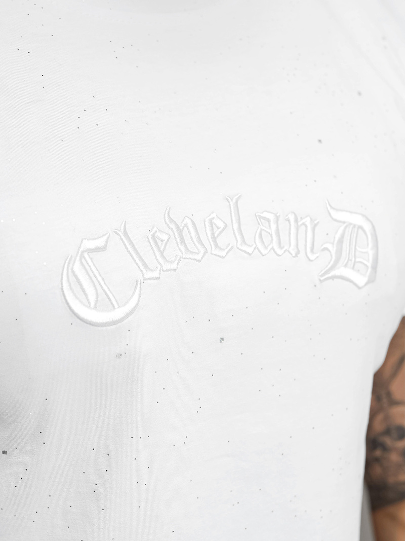 Férfi Póló Fehér OZONEE O/QQ1386