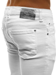 OZONEE B/8021 Férfi nadrág nadrág Fehér