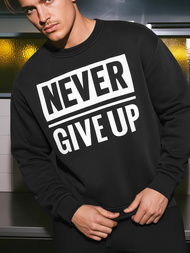 Férfi Melegítő Felső Fekete OZONEE JS/8B1769/3