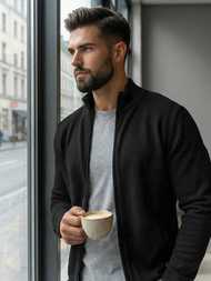 Férfi Pulóver Fekete OZONEE JS/59B3605/3