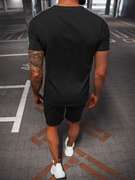 Férfi Szabadidő Együttes Fekete-Ezüst OZONEE O/HM788