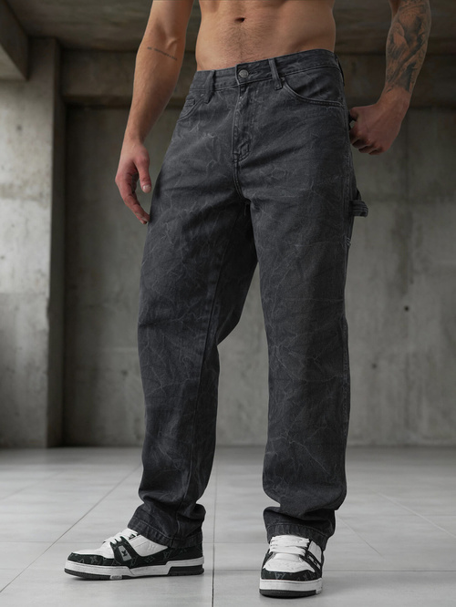 Férfi farmer nadrág grafit OZONEE O/KK2828/5