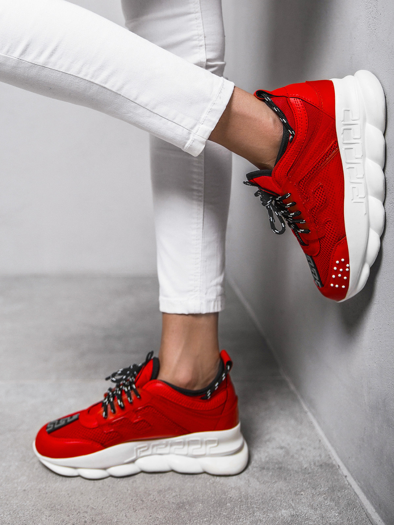 Női sneakersek Piros OZONEE G/2021