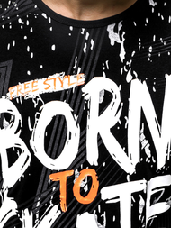 Férfi póló Fekete OZONEE JS/KS1989Z