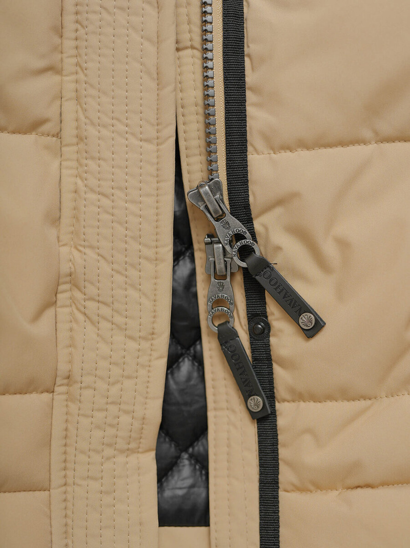 Női téli kabát bézs OZONEE O/W377