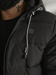 Férfi kabát fekete OZONEE JS/57M7502/392Z