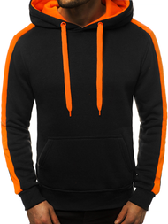 Férfi blúz fekete és narancssárga OZONEE JS/2012