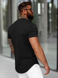 Férfi Póló Fekete OZONEE O/B1215