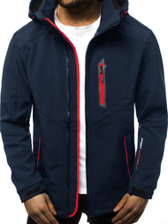 Férfi softshell kabát gránát-piros OZONEE GE/12259