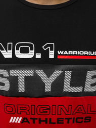 Férfi póló Fekete-piros OZONEE JS/SS10900