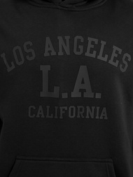 Férfi kapucnis felső fekete OZONEE JS/8B1972/3