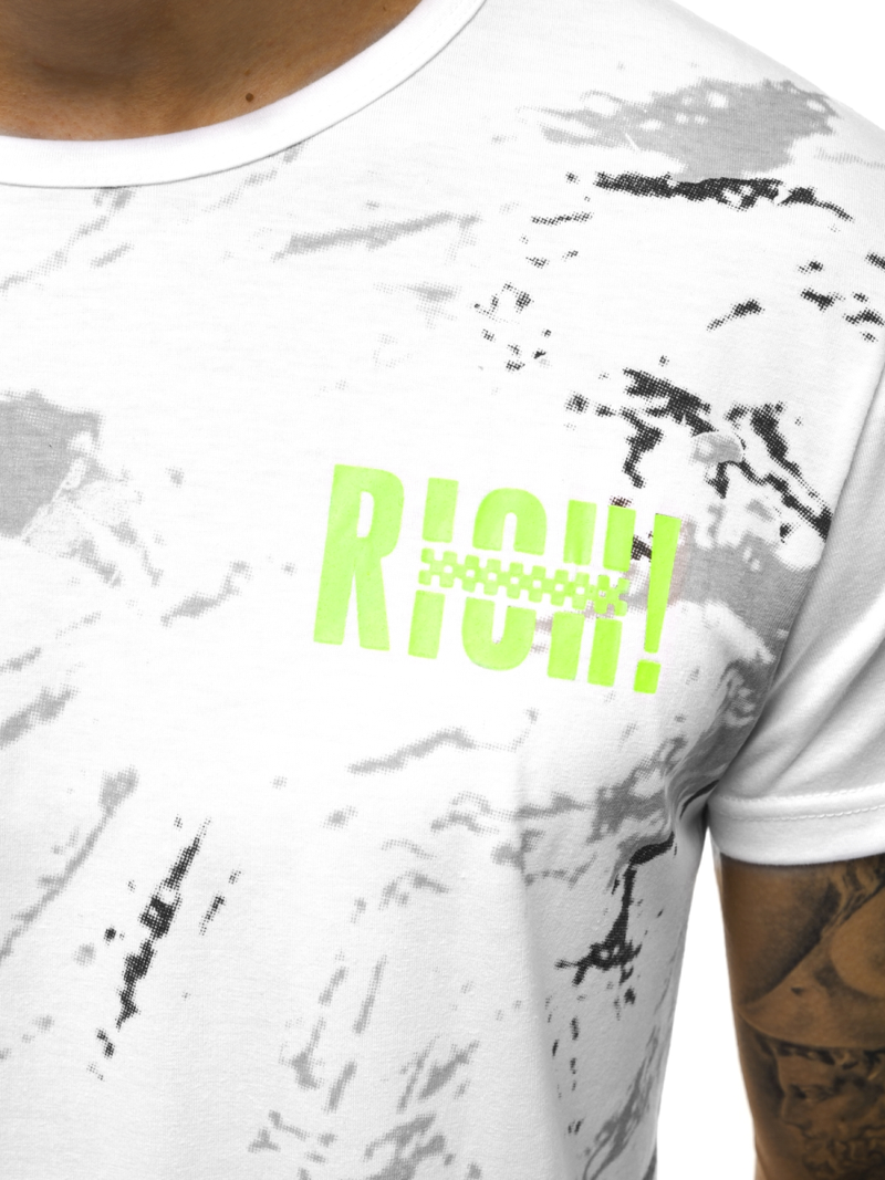 Férfi póló Fehér OZONEE JS/KS1976Z