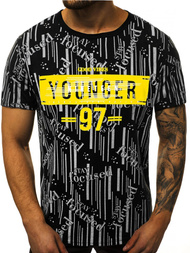 Férfi póló Fekete OZONEE JS/KS1993