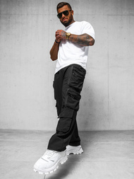 Férfi Nadrág Fekete OZONEE O/PS5528