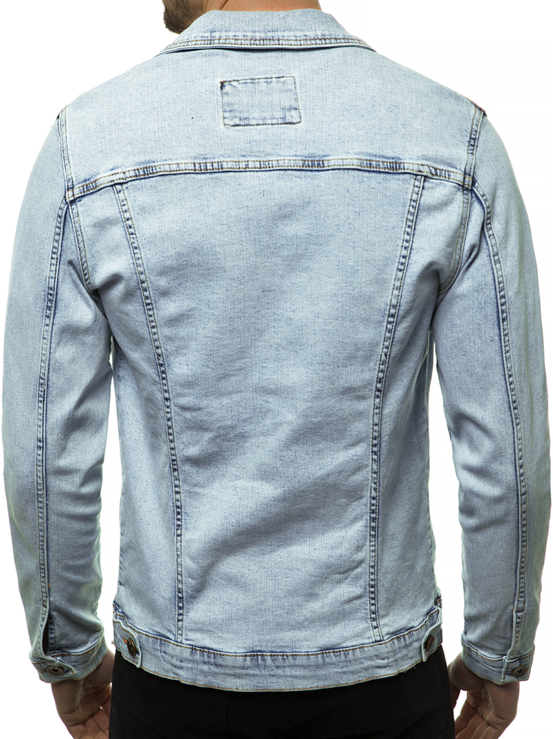 Férfi farmer dzseki világos-kék OZONEE BN/6080