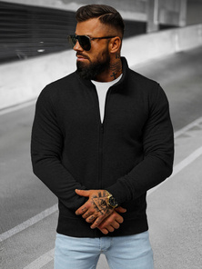 Férfi Pulóver Fekete OZONEE JS/2002Z