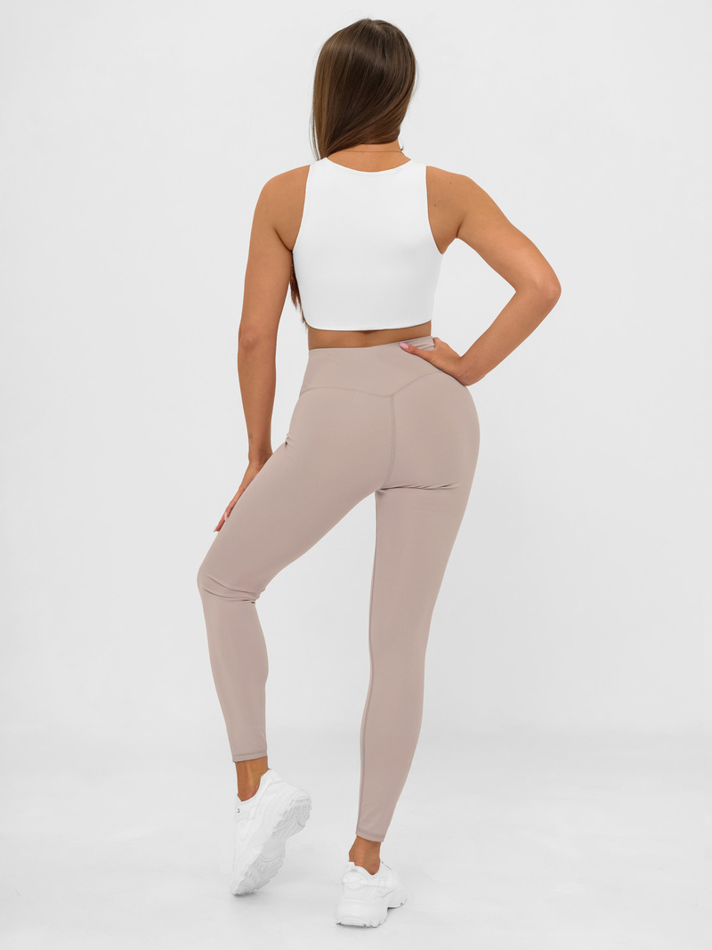 Női leggings púder rózsaszín OZONEE JS/17K580/159