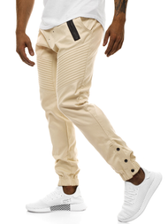 Férfi nadrág színű jogger Bézs OZONEE A/0952
