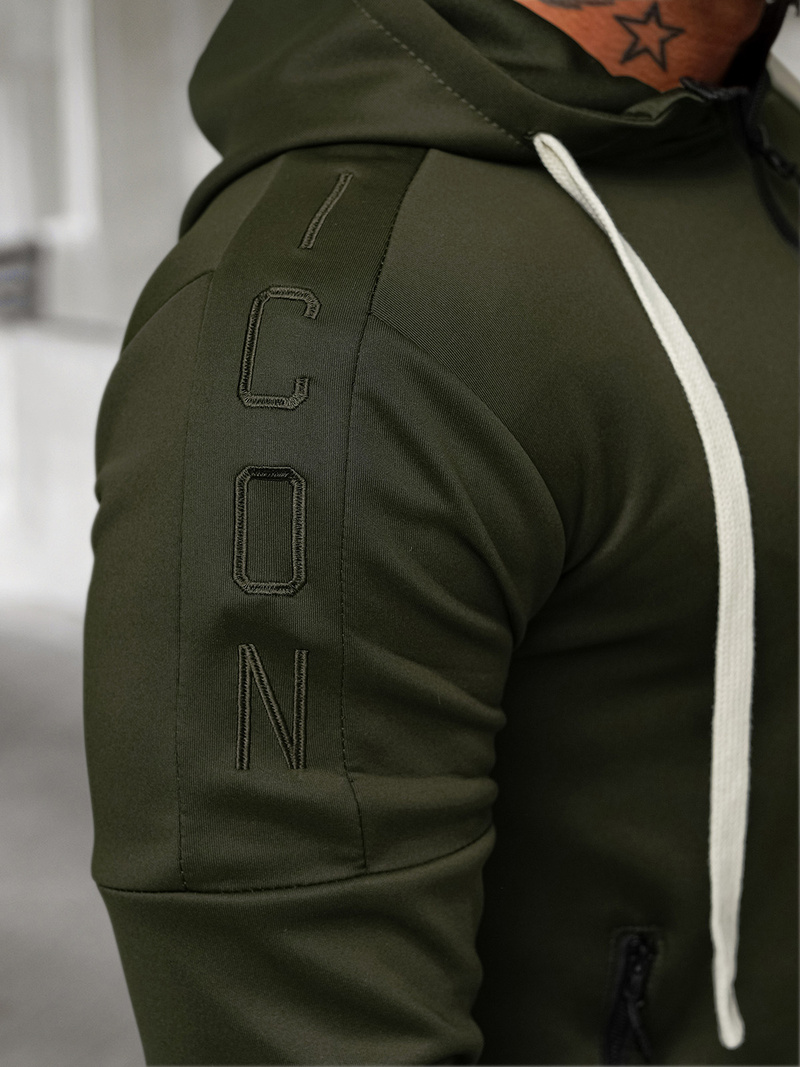 Férfi melegítő együttes khaki OZONEE O/LN11760