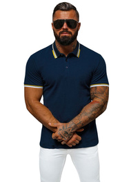 Férfi galléros póló gránát OZONEE O/DA736