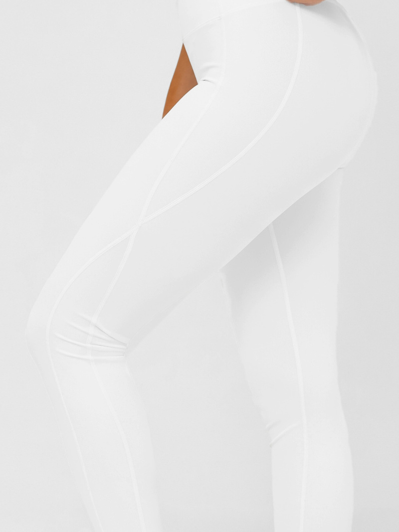 Női leggings fehér OZONEE JS/17K585/1