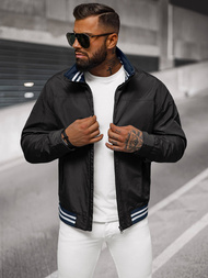 Férfi kabát fekete OZONEE JS/5M3101/392Z