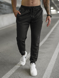 Férfi melegítő nadrág fekete OZONEE JS/17K1998/3