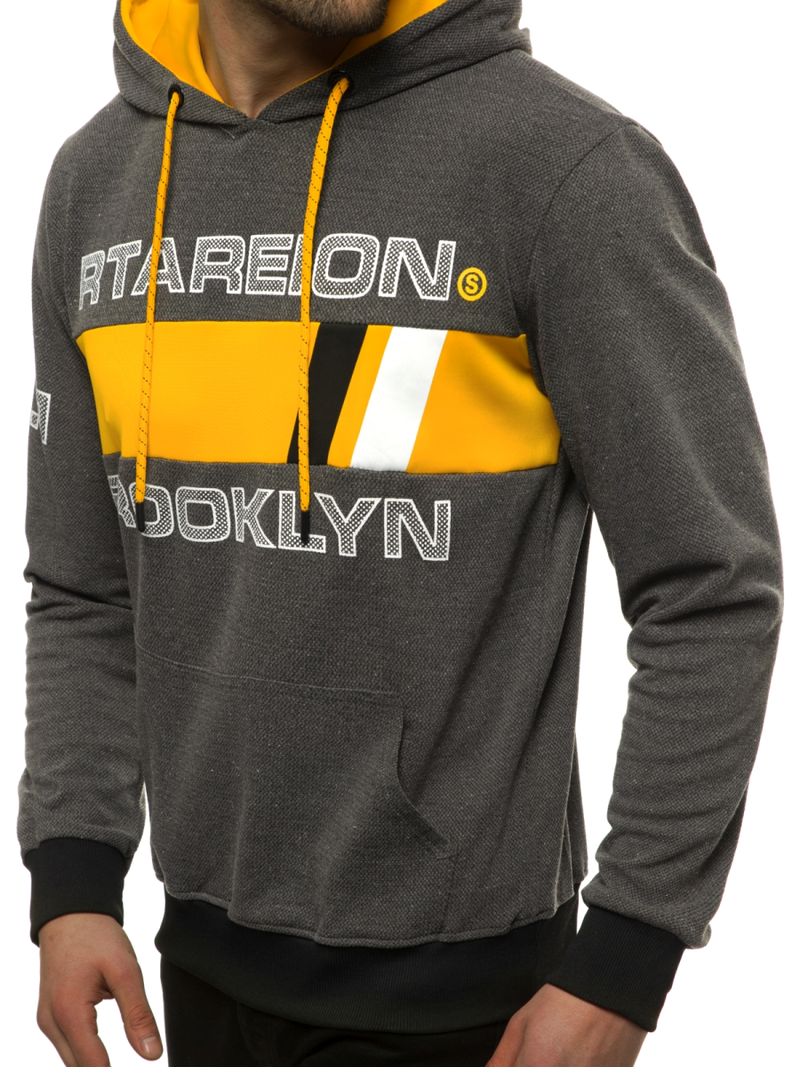 Férfi Melegítő felső Grafit OZONEE JS/DD20131