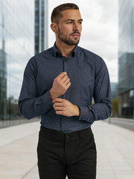 Férfi Ing Gránát OZONEE V/V186