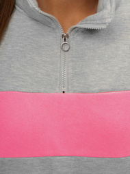 Női pulóver szürke OZONEE JS/B26020Z