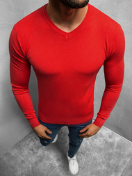 Férfi pulóver sötét piros OZONEE TMK/YY03/6