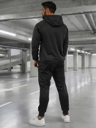 Férfi melegítő együttes fekete OZONEE JS/8C1966/3