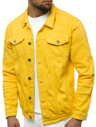 Férfi farmer dzseki sárga OZONEE G/620