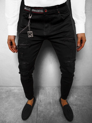 Férfi farmer nadrág Fekete OZONEE DR/TF087Z