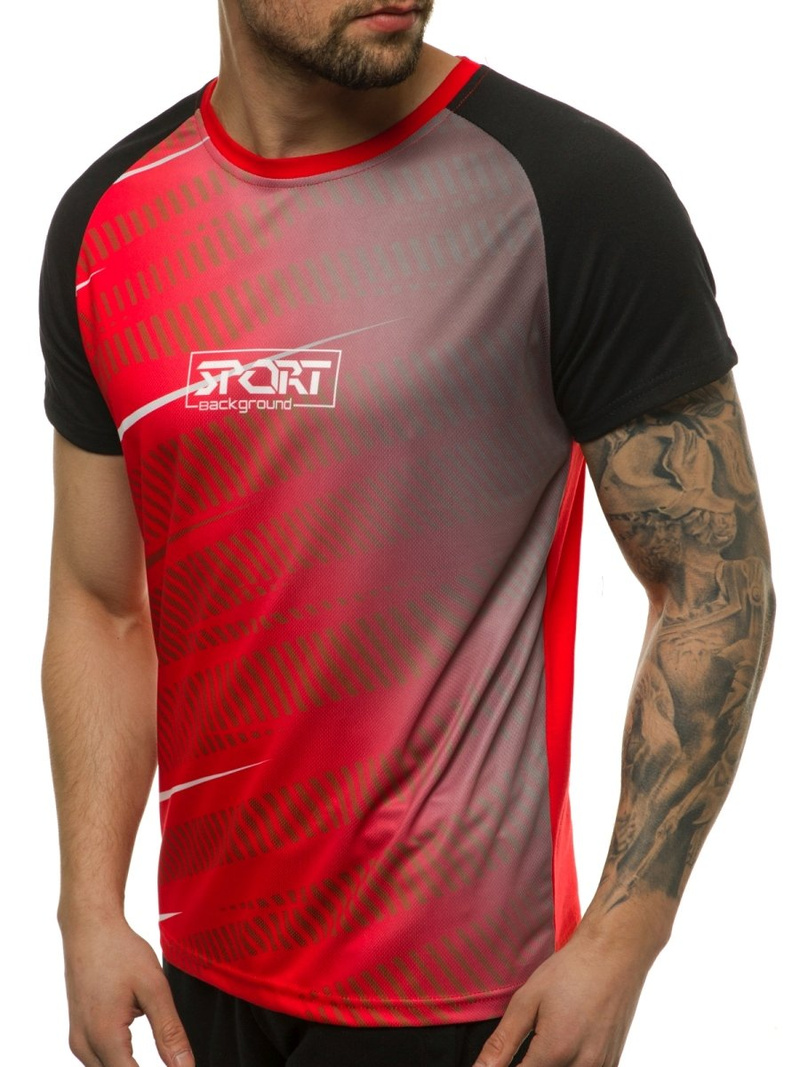 Férfi póló Piros OZONEE JS/KS2060