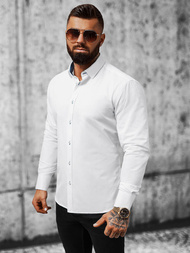 Férfi Ing Fehér OZONEE O/V03