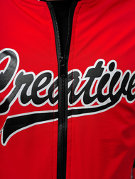 Férfi dzseki piros OZONEE JS/84M3011/270