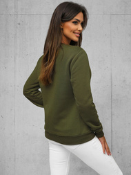 Női Pulóver Khaki OZONEE JS/W01Z