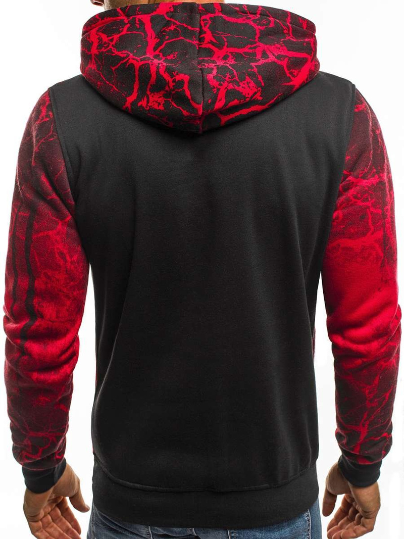 Férfi blúz Piros OZONEE JS/DD267Z