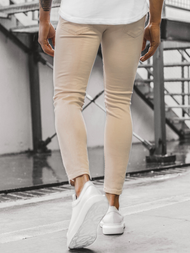 Férfi farmer nadrág Bézs/B OZONEE DP/583