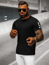 Férfi Póló Fekete OZONEE O/8T1260/3