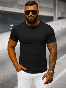 Férfi Póló Fekete OZONEE JS/712005Z