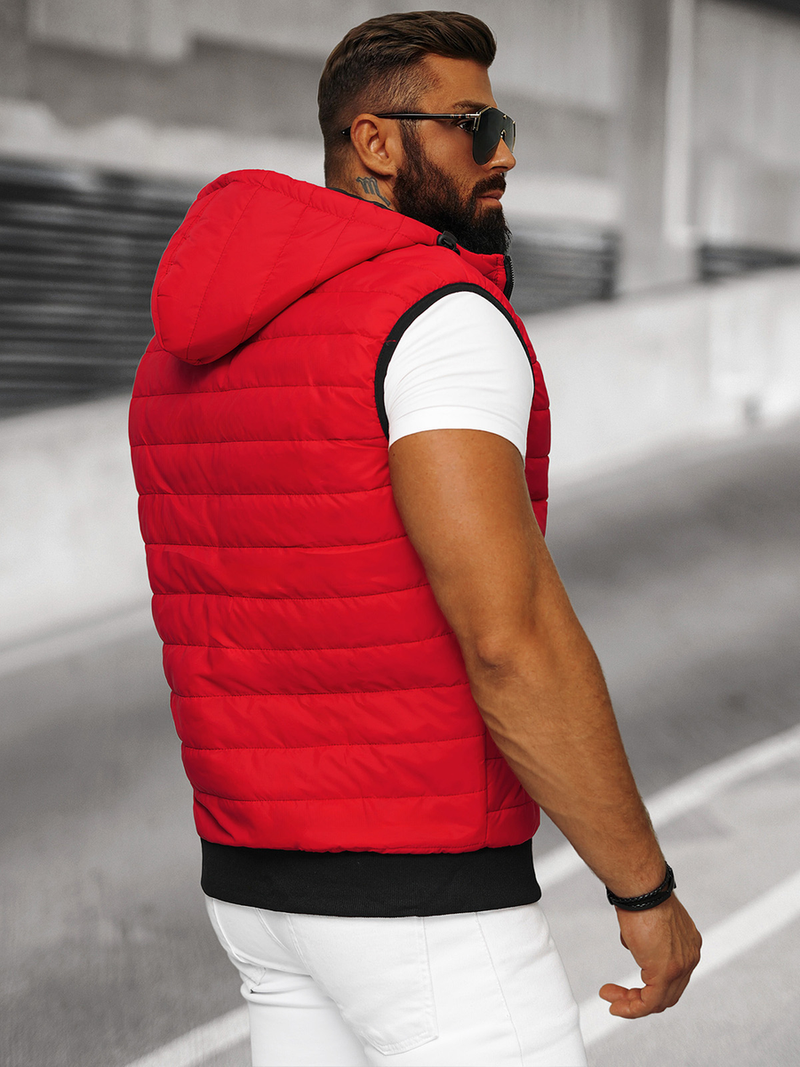 Férfi mellény Piros OZONEE JS/MY88Z