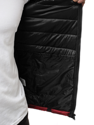 Férfi átmeneti kabát piros-terepmintás OZONEE JS/SM80Z